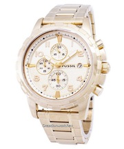 Fossil Dean Chronograph Gold Tone Stainless Steel FS4867 Men's Watch